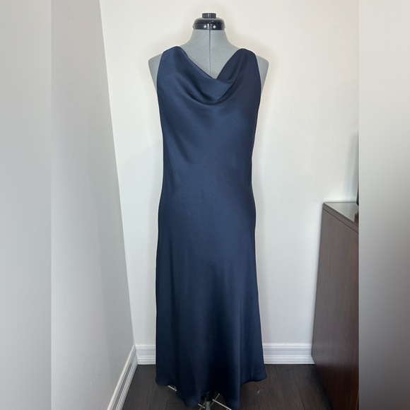 Hatch The Harlow Women's Navy Blue Sleeveless Maternity Evening Dress Size 2 - Picture 3 of 12